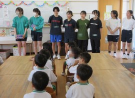 一宮商業高校との交流ありました