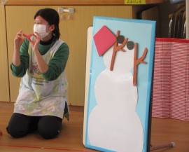 2月の誕生会おこないました(乳児)