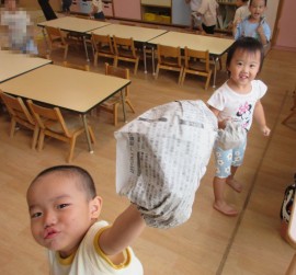 夏のある日(乳児)