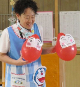 ８月の誕生会ありました(乳児)